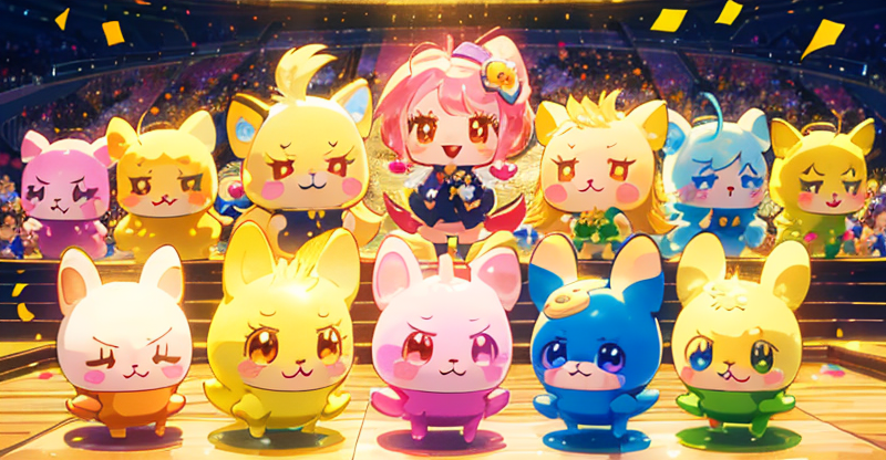 たまごっちアニメの主要キャラクターたち