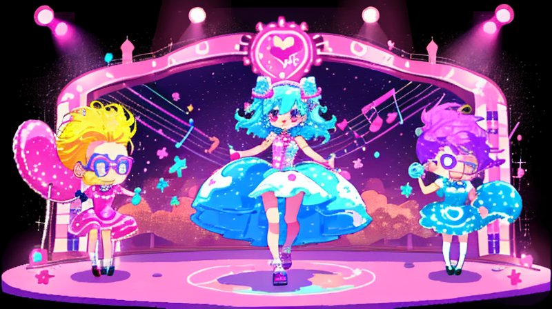 なりきり番組とミニゲーム