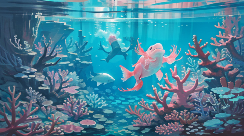 海フィールドで出会えるみず属たまごっち