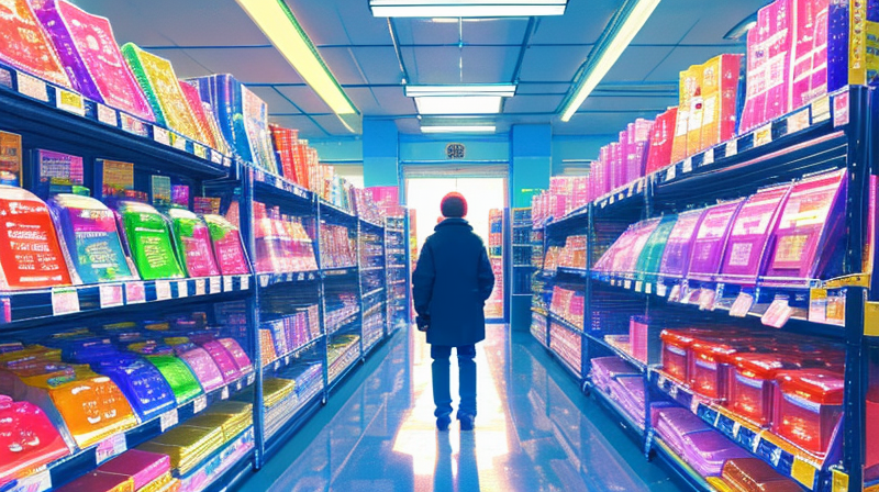 家電量販店でたまごっちユニ