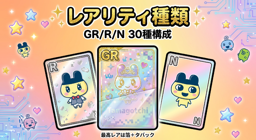 レアリティとカード種類