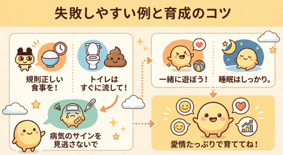 失敗しやすい例と育成のコツ