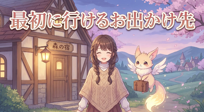 最初に行けるお出かけ先