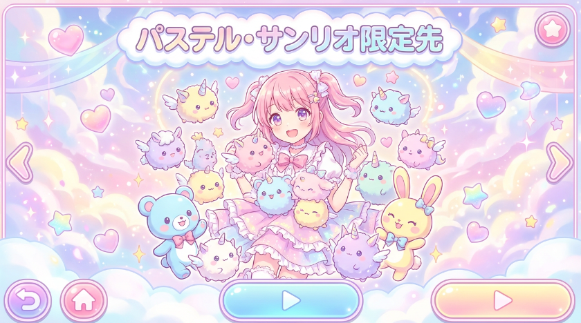 パステル・サンリオ限定先