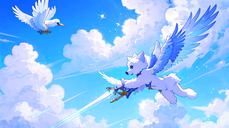 空に向いた遊び方の特徴