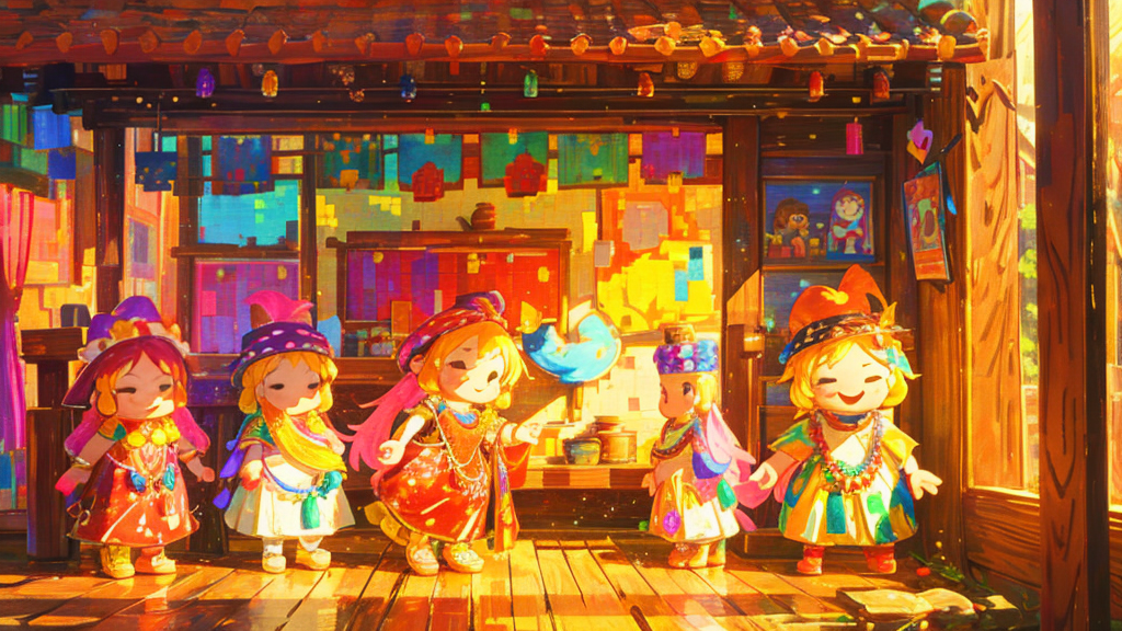 まめっちやくちぱっちなど定番キャラクターのアイロンビーズ図案