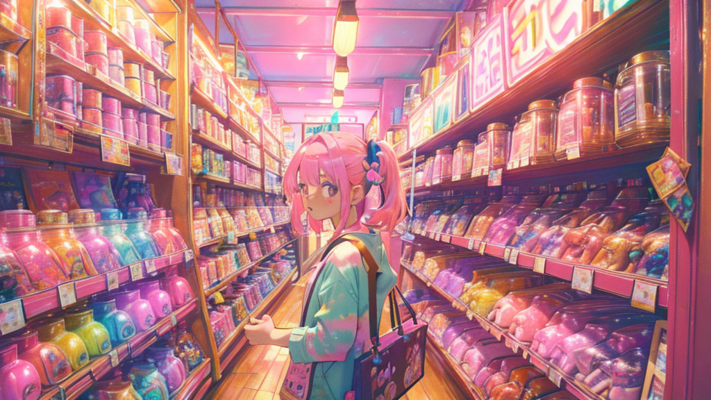 アニメイトやおかしのまちおかなどバラエティショップでの取り扱い