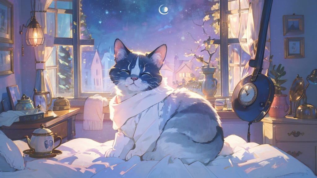 夜の時間帯のたまごっちの就寝・起床タイミングと操作方法