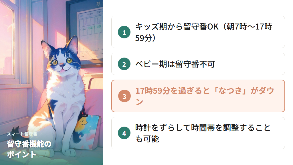 たまごっちスマートの時間変え方と留守番時間の変更方法