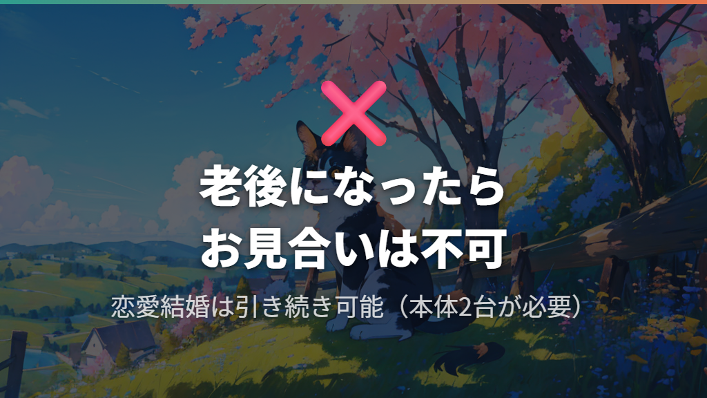 老後になったたまごっちにできること・できないこと