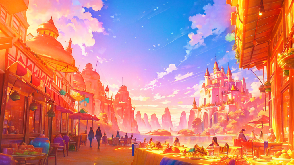 グルメのわくせい：ごちそうが並ぶ食の惑星