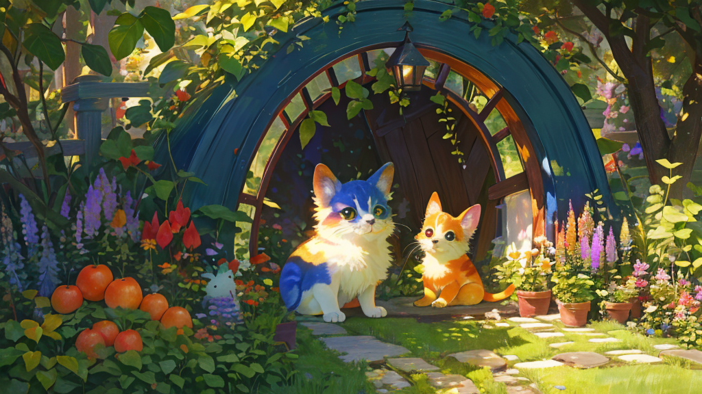 たまごっちiDL独自の新機能(庭・たまペット・部屋の掃除)