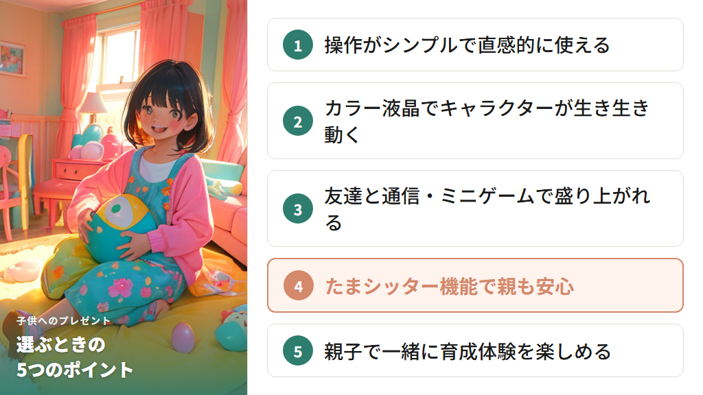 子供へのプレゼントに人気のたまごっちはどれ？