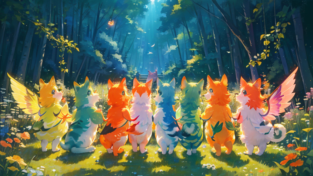 属性別の主なキャラクターと進化ルートの概要