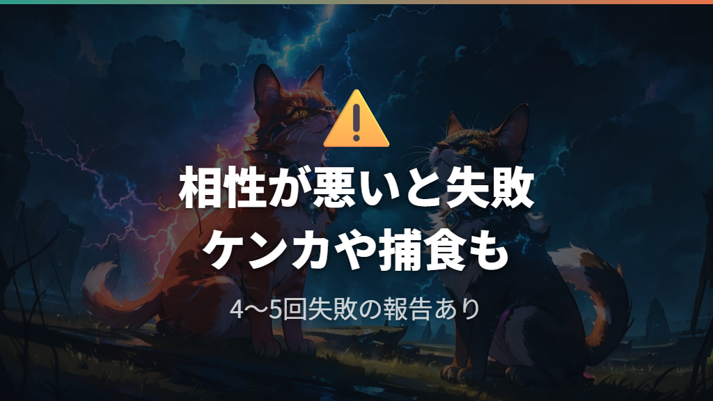 ブリードが失敗するケースと注意点