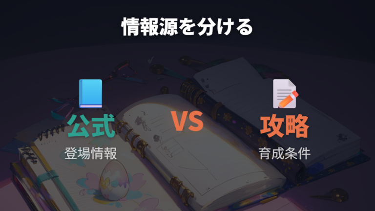 公式で確認できる登場情報はどこまで?