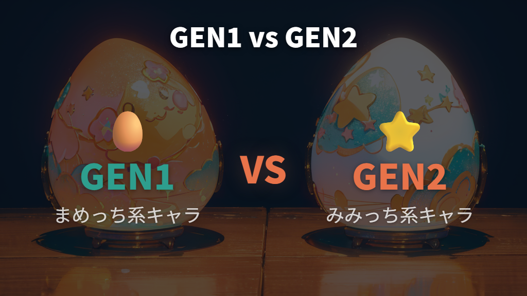 GEN1とGEN2のパッケージ違いと初期設定