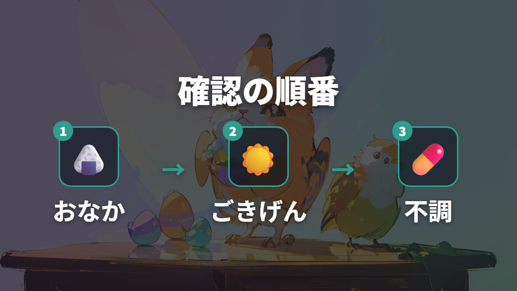 モヤモヤマークの消し方は状態メーター確認から始める