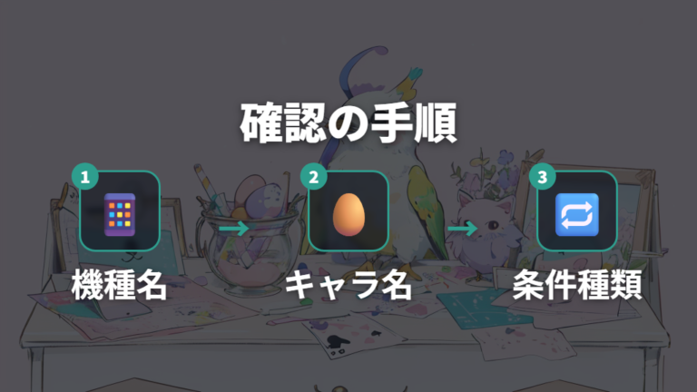 ずきっちへの進化条件と育て方を確認する手順
