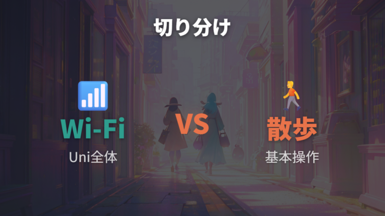 アップデートとの関係はWi-Fi機能と分けて理解する
