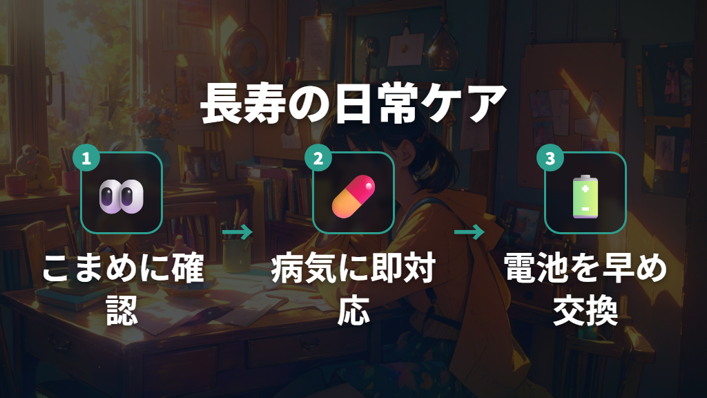 長寿を目指すための日常ケアと次の選び方