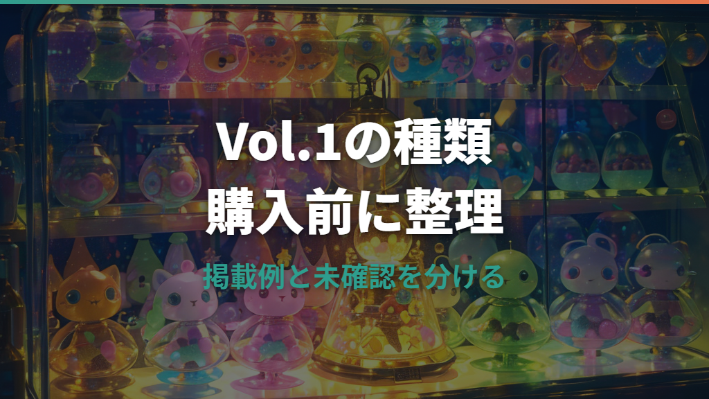 Tamagotchi Paradise Collectibles Vol.1の種類は?収録キャラ例とシークレット情報を整理