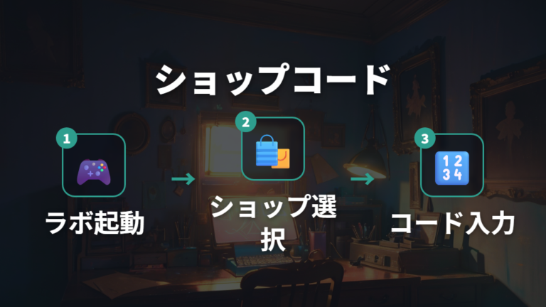 公式発表の特典情報からショップコードの使い方を押さえる