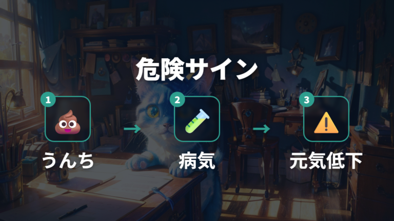 うんちや病気を放置したときの危険サイン