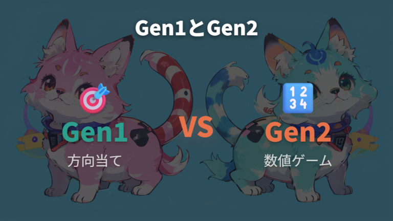 Gen1とGen2の違いは寿命よりキャラとゲームで見る
