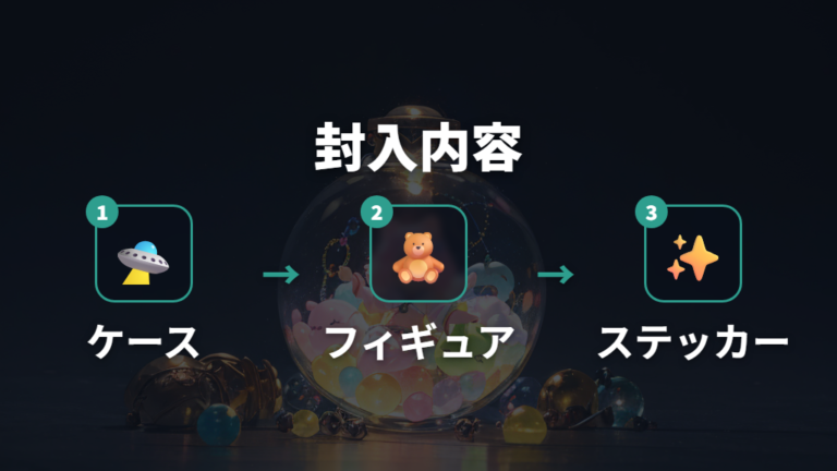 レア枠と封入内容はランダム仕様から考える