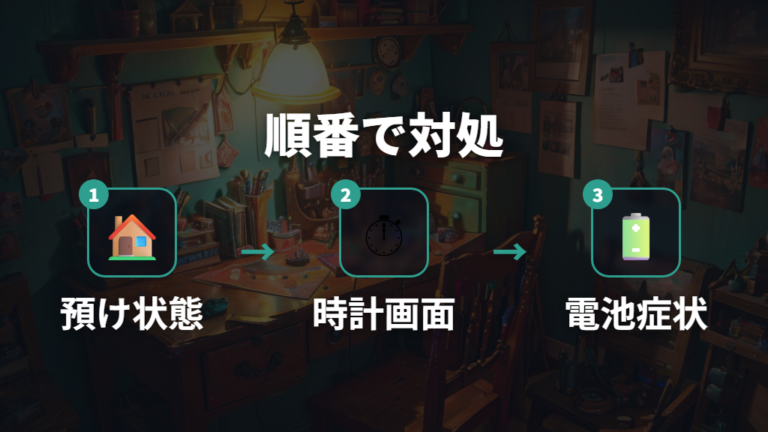 バグや故障を疑う前の対処法を順番に試す