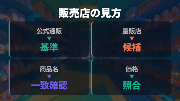 販売店は公式情報と販売ページを起点に確認する