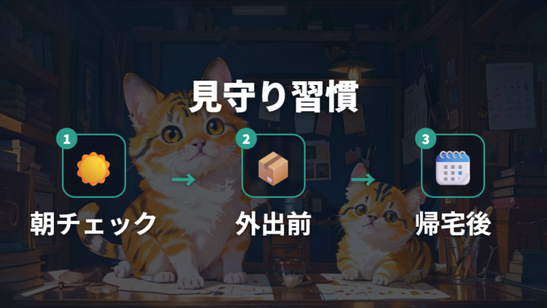 次は死なせないためにお世話の習慣を作る