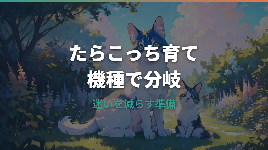 たらこっちの育て方は？進化条件とならない原因を機種別に整理