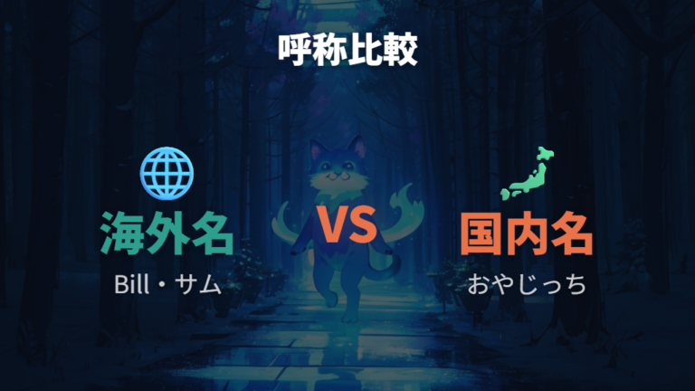 登場作品とキャラクターの関係で混同しやすい呼び名