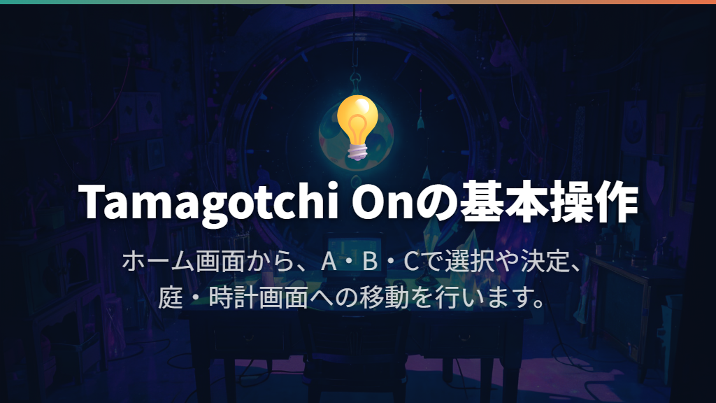 最初の設定とA・B・Cボタンの使い方